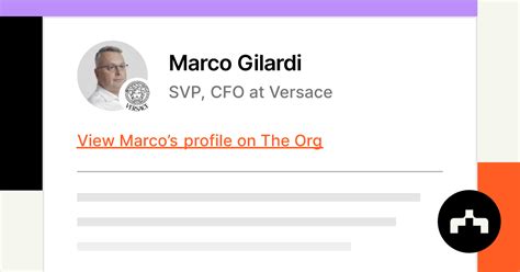 marco gilardi versace